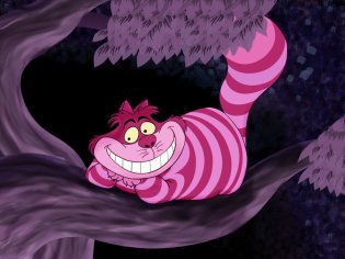 The crazy Cheshire Cat